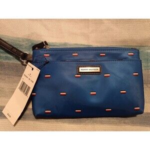 Tommy Hilfiger Women's Wristlet Wallet Small Casual Clutch Logo Bag New Nwt